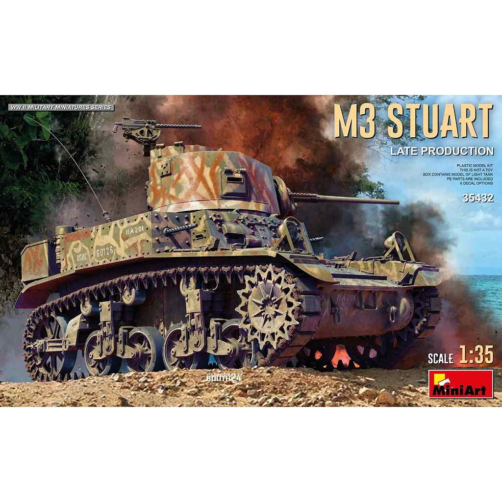 【新製品】35432 1/35 M3 スチュアート軽戦車　後期生産型