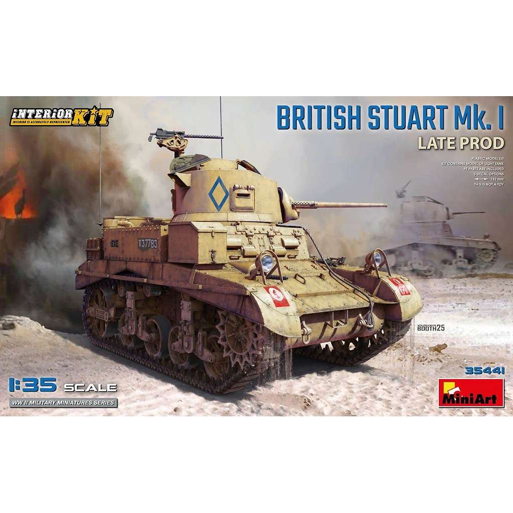 【新製品】35441 1/35 英国 スチュアート Mk.I 後期生産型 インテリアキット