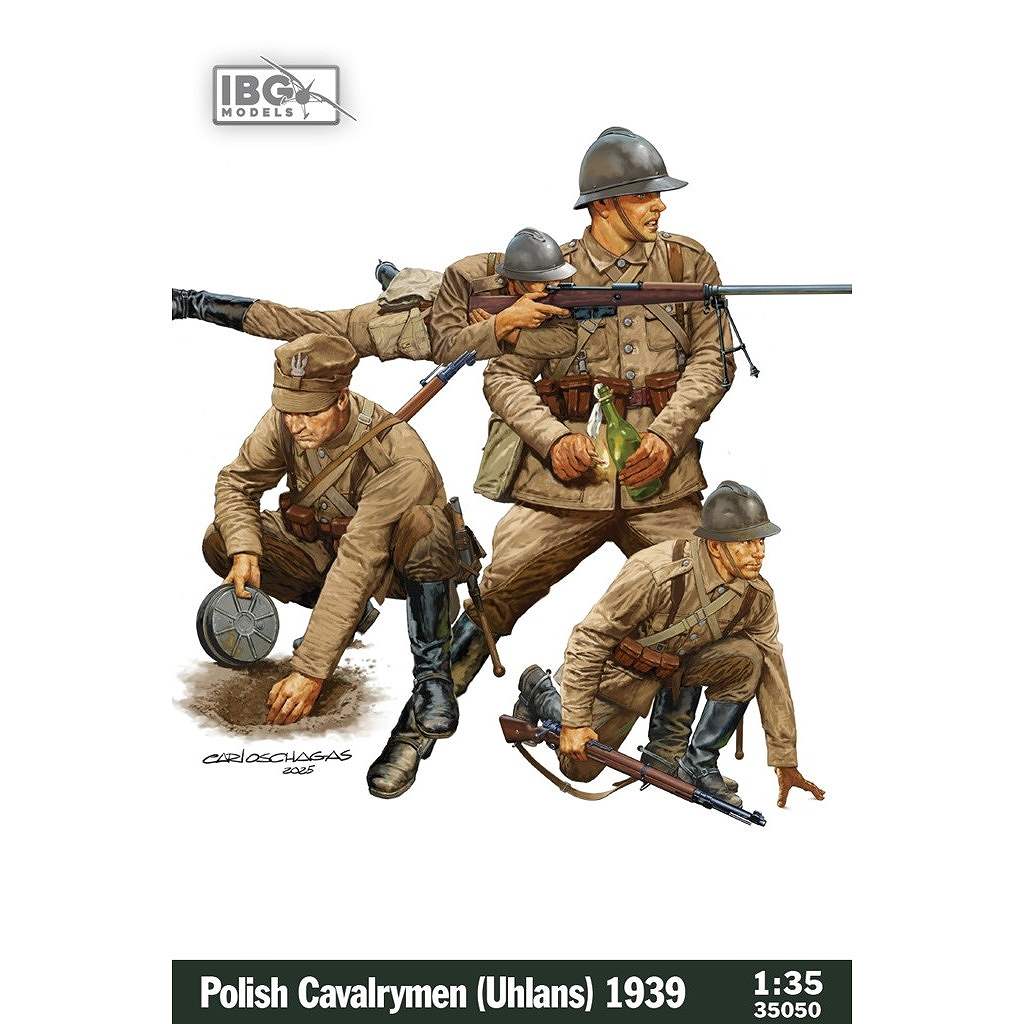 【新製品】35050 1/35 ポーランド軍歩行騎兵1939年ウラーン4体セット