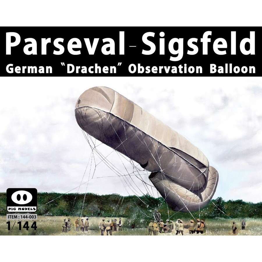 【新製品】ピッグモデル 144-003 1/144 ドイツ パルセファル-ジーグスフェルト ｢ドラッヘン｣ 観測気球