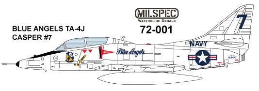 【新製品】MILSPEC 72-001)ダグラス TA-4J スカイホーク 