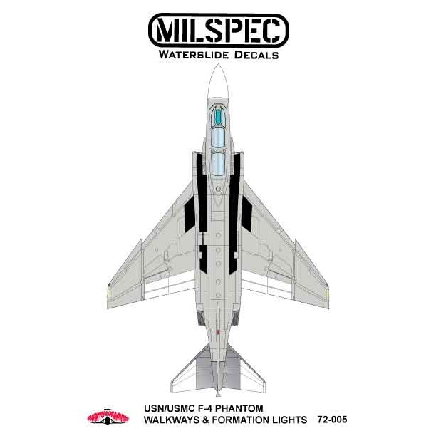【新製品】MILSPEC 72-005 マクドネル・ダグラス F-4 ファントムII ウォークウェイ&フォーメーションライト