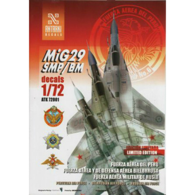 【新製品】ANTARKI MODELS ATK72001)MiG-29SMP/BM フルクラム
