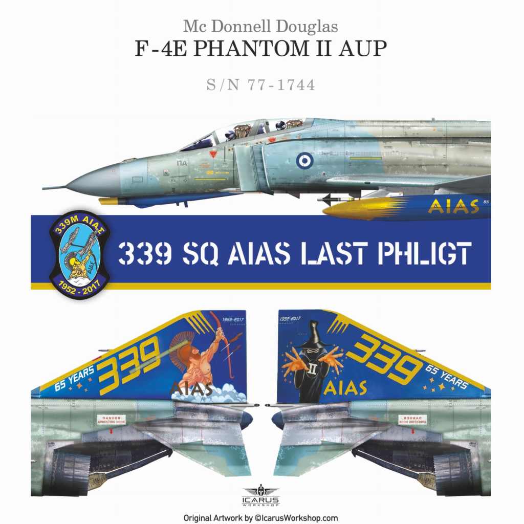 【新製品】Procal Decals 48-902 マクドネル・ダグラス F-4E ファントムII AUP 339 Sqn AIAS LAST PHLIGHT