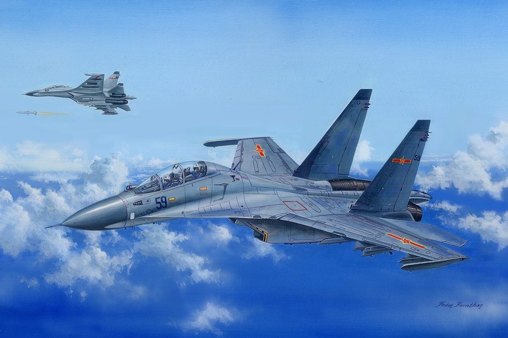 【新製品】81714)スホーイ Su-30MKK フランカーG