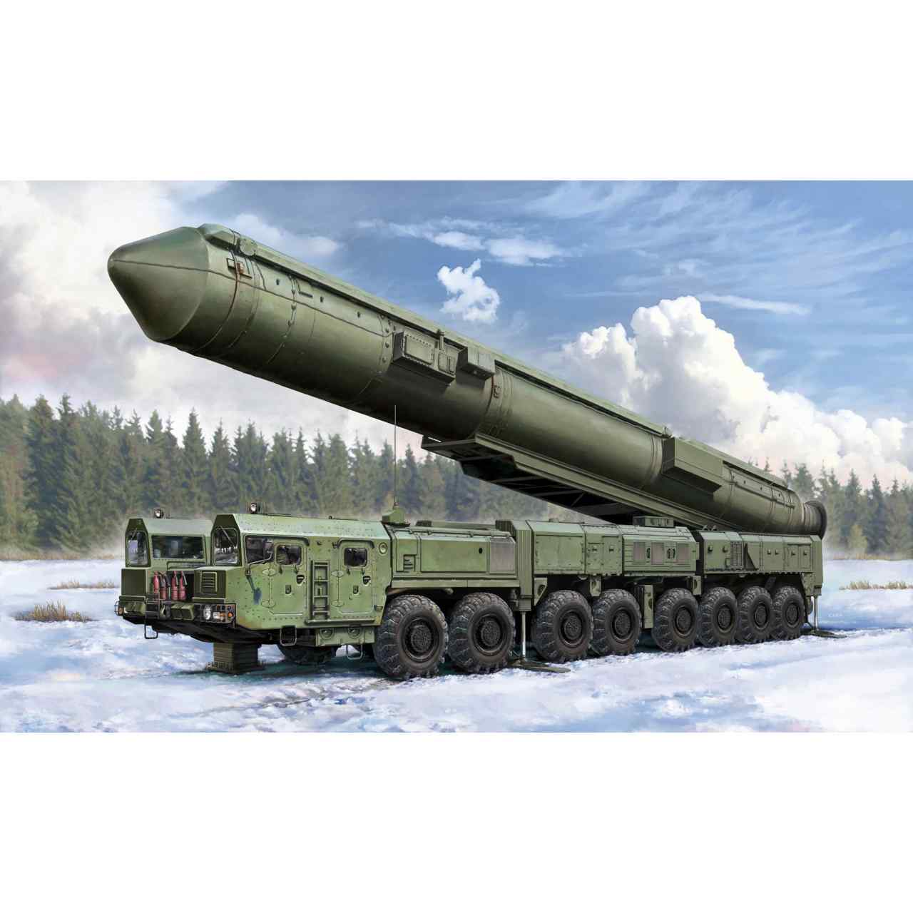 【新製品】82592 1/72 ロシア RS-12M1 大陸間弾道ミサイル トーポリM