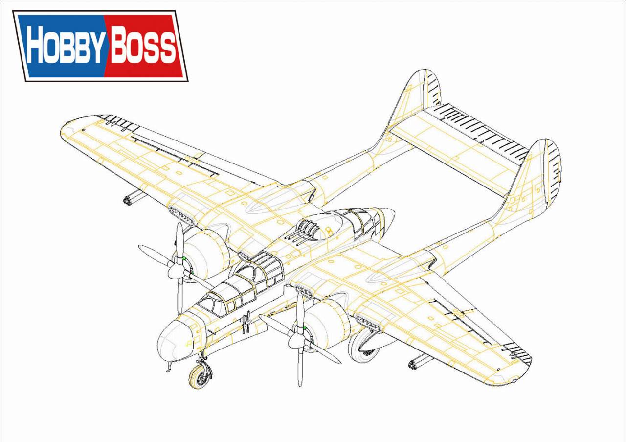 【新製品】87262 ノースロップ P-61B ブラックウィドウ