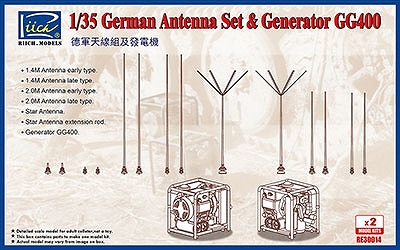 【新製品】RE30014)独 車載無線用アンテナ&GG400小型発電機-2個入り