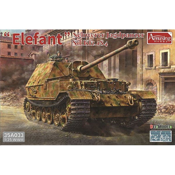【新製品】35A033 ドイツ 重駆逐戦車 エレファント フルインテリア