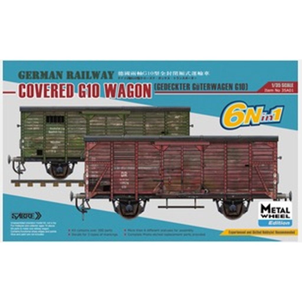 【新製品】セイバーモデル 35A01-MW ドイツ有蓋貨車 G10 金属車輪版