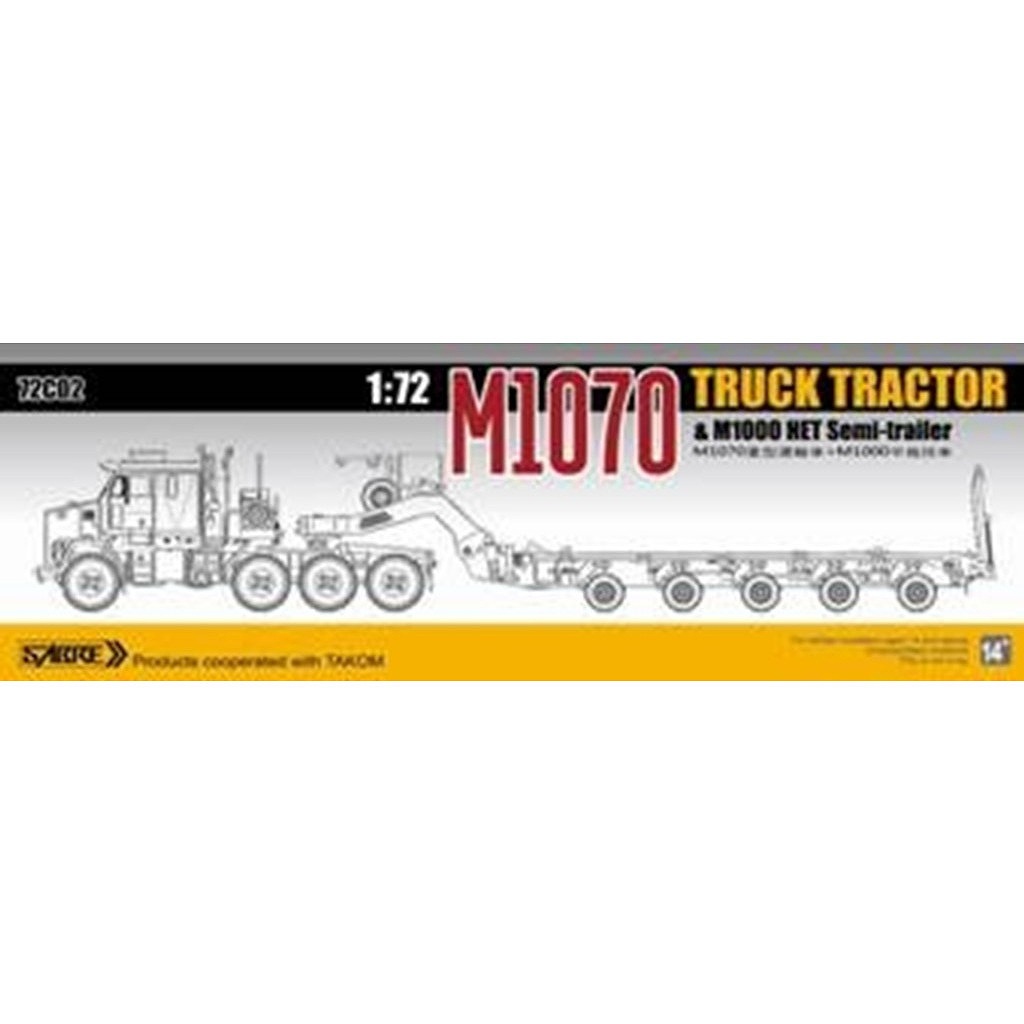 【新製品】セイバーモデル 72C02 M1070 トラック トラクター & M1000 HET セミトラック