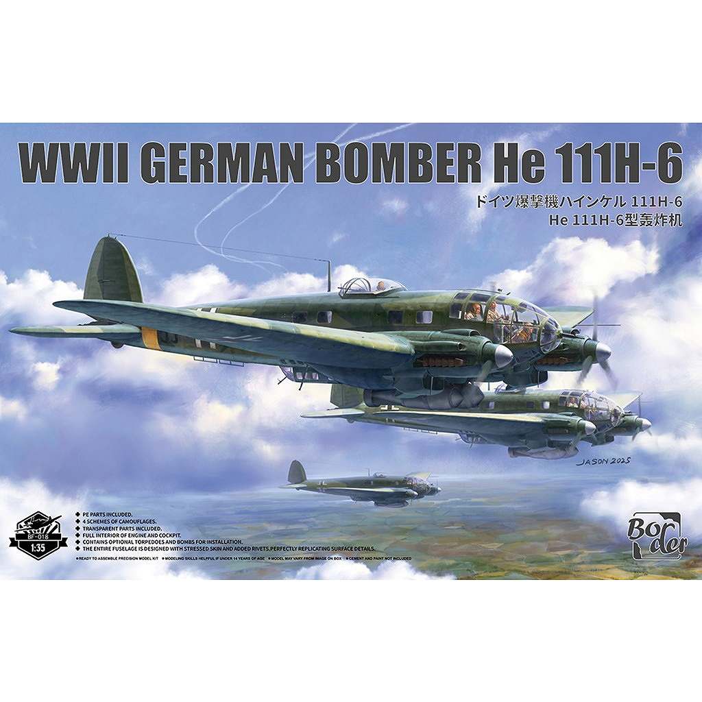 【新製品】BF-018 WWII ドイツ爆撃機 ハインケル He111H-6