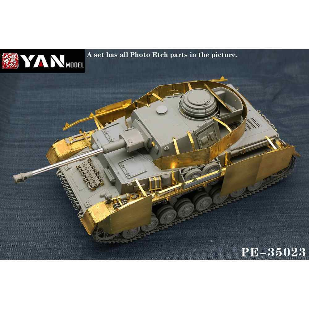 【新製品】PE-35023 1/35 ドイツ IV号戦車H型用エッチングパーツ