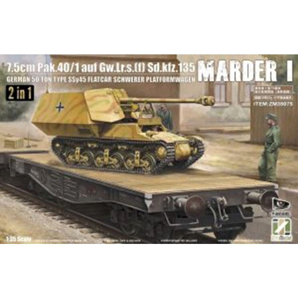 【新製品】ZM35075 マーダーI 7.5cm Pak.40/1 auf Gw.Lr.s.(f) Sd.kfz.135