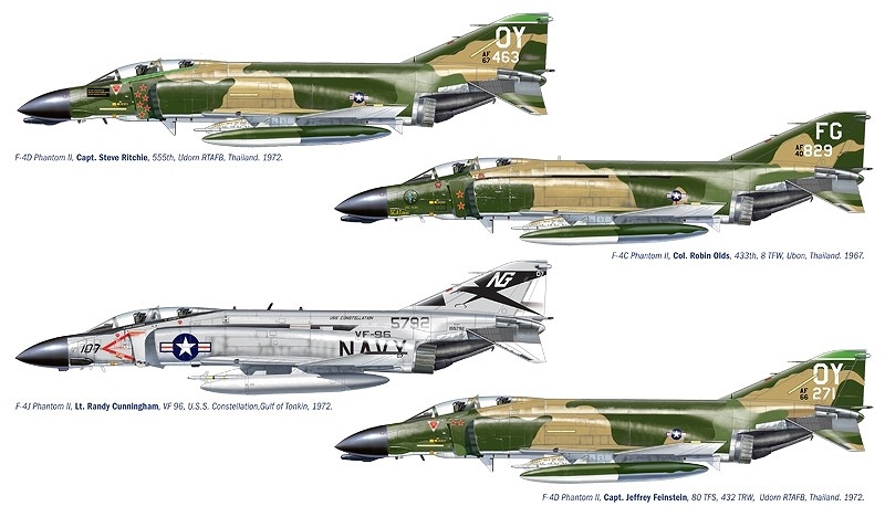 【新製品】1373)F-4C/D/J ファントムＩＩ ベトナム戦争エース
