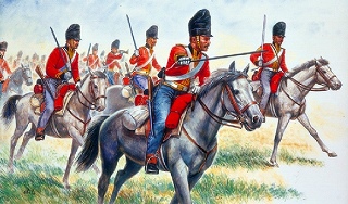 【新製品】[8001283060011] 6001)ナポレオン戦争 イギリス重騎兵 スコットグレイ