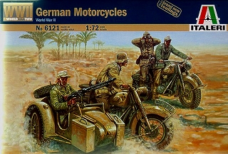 【再入荷】6121 ドイツ軍 オートバイセット