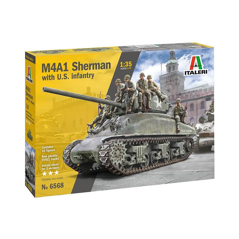 【新製品】6568 M4A1 シャーマン w/アメリカ歩兵