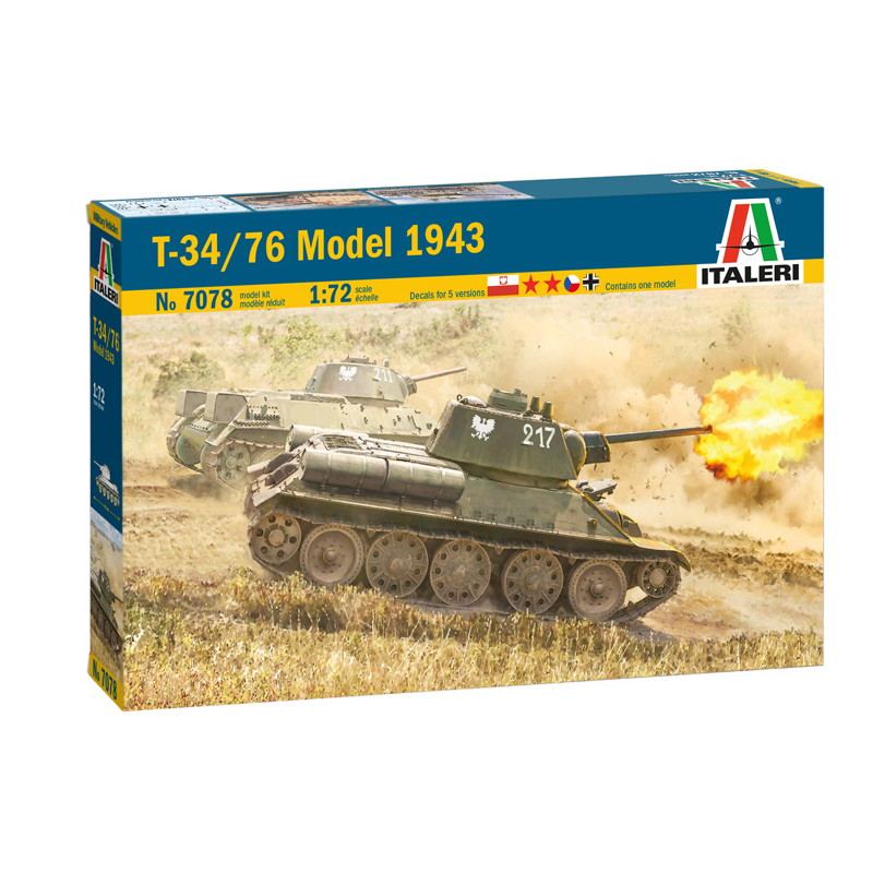 【新製品】7078 WWII ソビエト T-34/76 1943年型