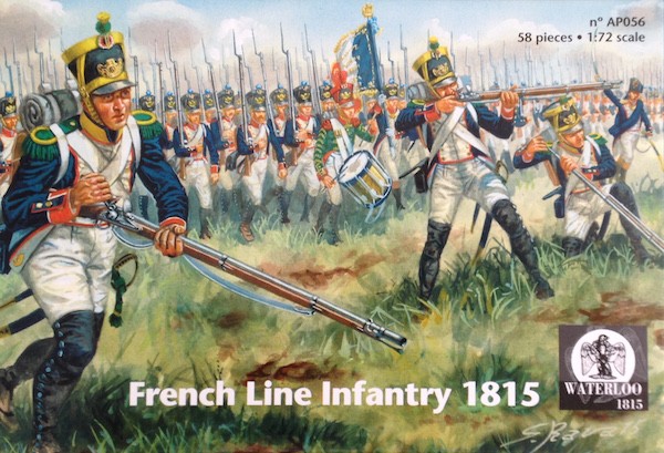 【新製品】AP056)ナポレオン戦争 フランス戦列歩兵 1815年