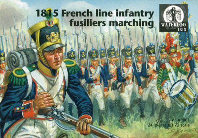 【新製品】AP061)ナポレオン戦争 フランス戦列歩兵 行進 1815年