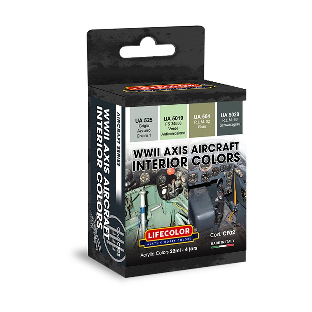 【新製品】CF02 WWII ドイツ/イタリア軍用機 機内色カラーセット