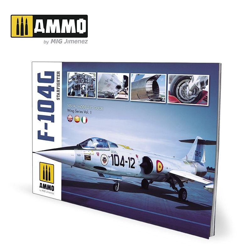 【新製品】A.MIG-6004 F-104G スターファイター ビジュアル モデラーズ ガイド ウイングシリーズ Vol. 1