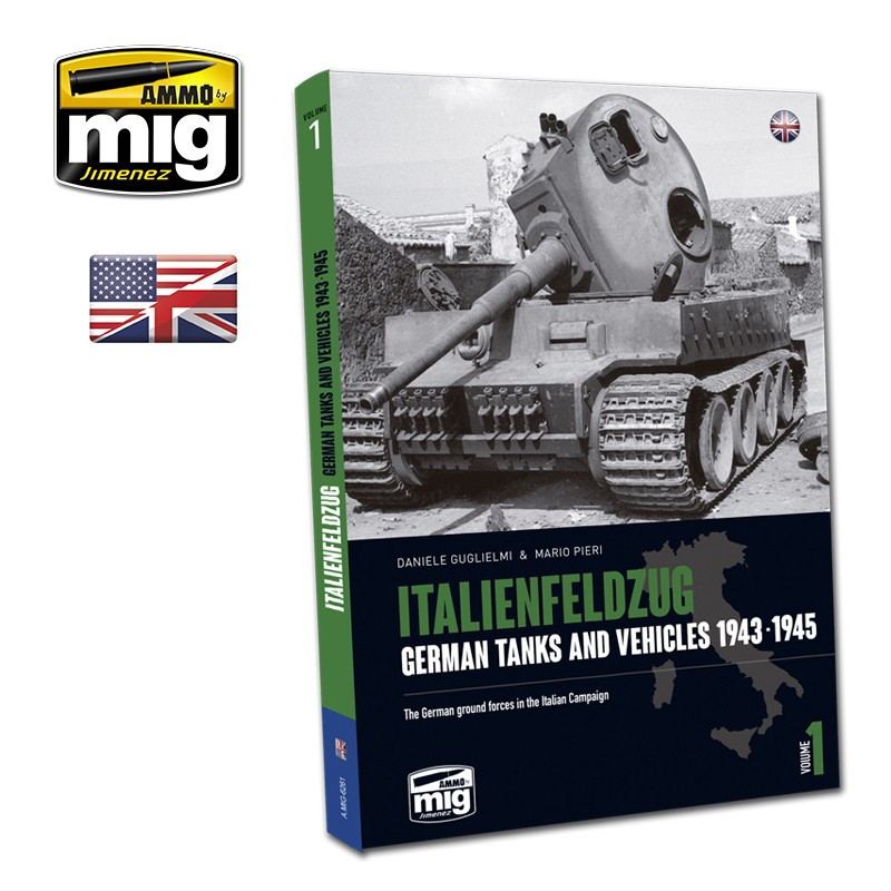 【新製品】A.MIG-6261 イタリア戦線： ドイツ軍戦車と車両 1943-45年 Vol.1