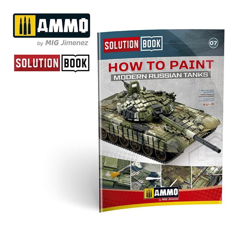 【新製品】AMIG6518 ソリューションブック： 現用ロシア戦車の塗装とウェザリング