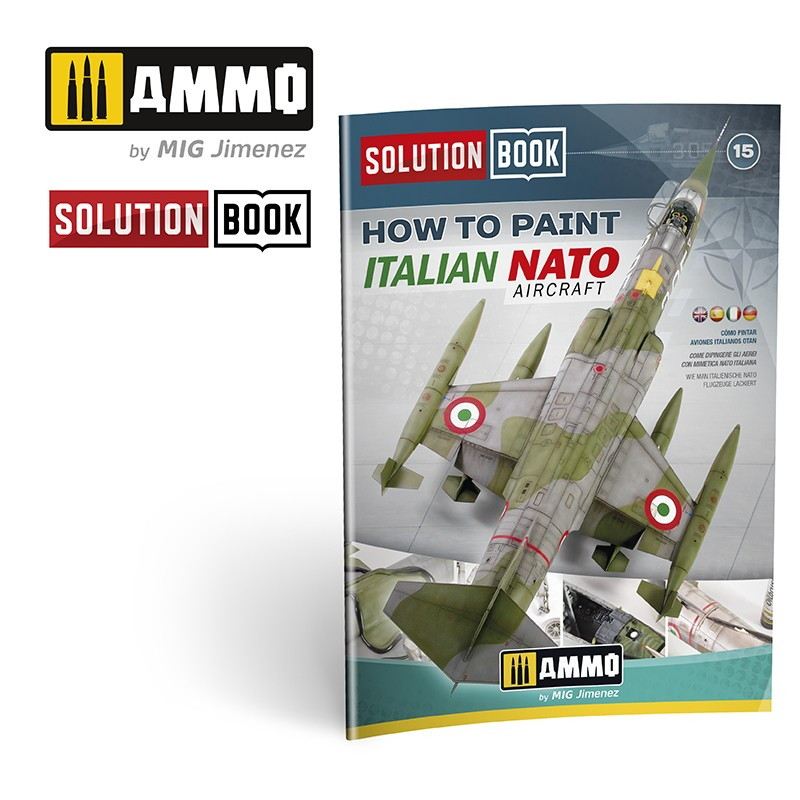 【新製品】A.MIG-6525 ソリューションブック：NATO迷彩のイタリア空軍機塗装ガイド