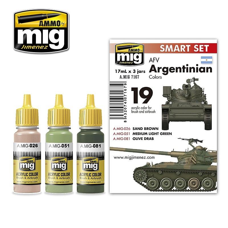 【新製品】A.MIG7167)アルゼンチン軍AFVカラーズ