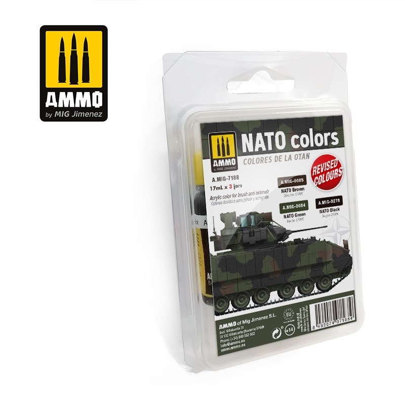 【新製品】A.MIG-7188 NATO車両 カラーセット