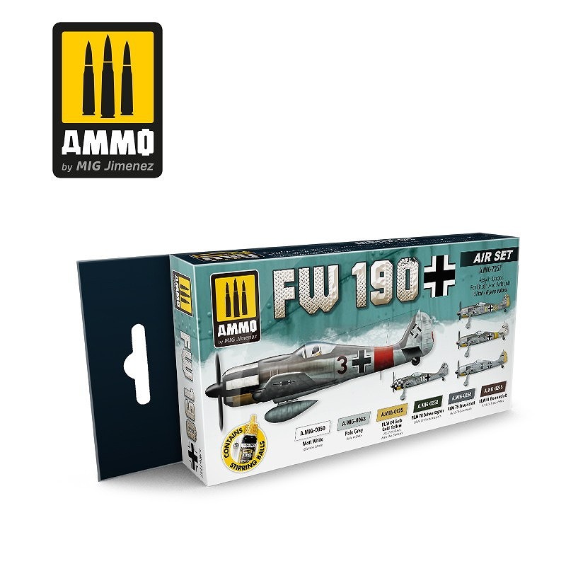 【新製品】A.MIG-7257 フォッケウルフ Fw190 カラーセット