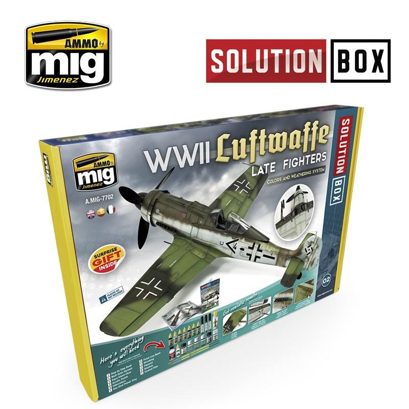 【新製品】A.MIG-7702 ソリューションボックス：WWII ドイツ空軍戦闘機(後期)