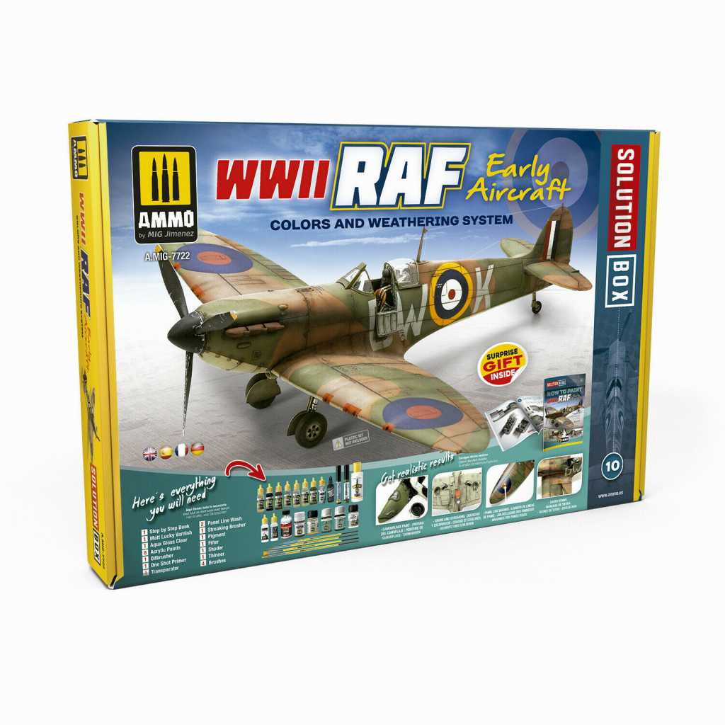【新製品】A.MIG7722 ソリューションボックス：WW.II RAF航空機 (初期)