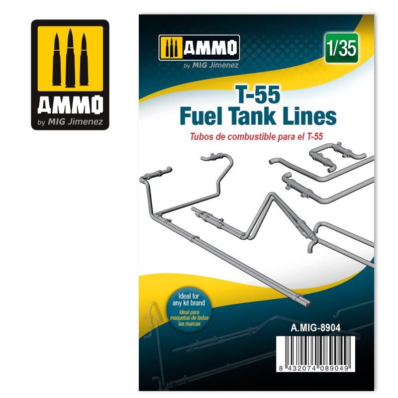 【新製品】A.MIG-8904 1/35 T-55 燃料パイプライン