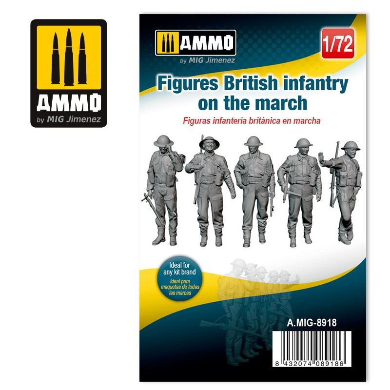【新製品】A.MIG-8918 1/72 WWII イギリス歩兵 