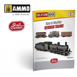 【新製品】AMMO.R-1300 「レイルセンター」 ソリューションブック #01：ドイツ列車のウェザリング