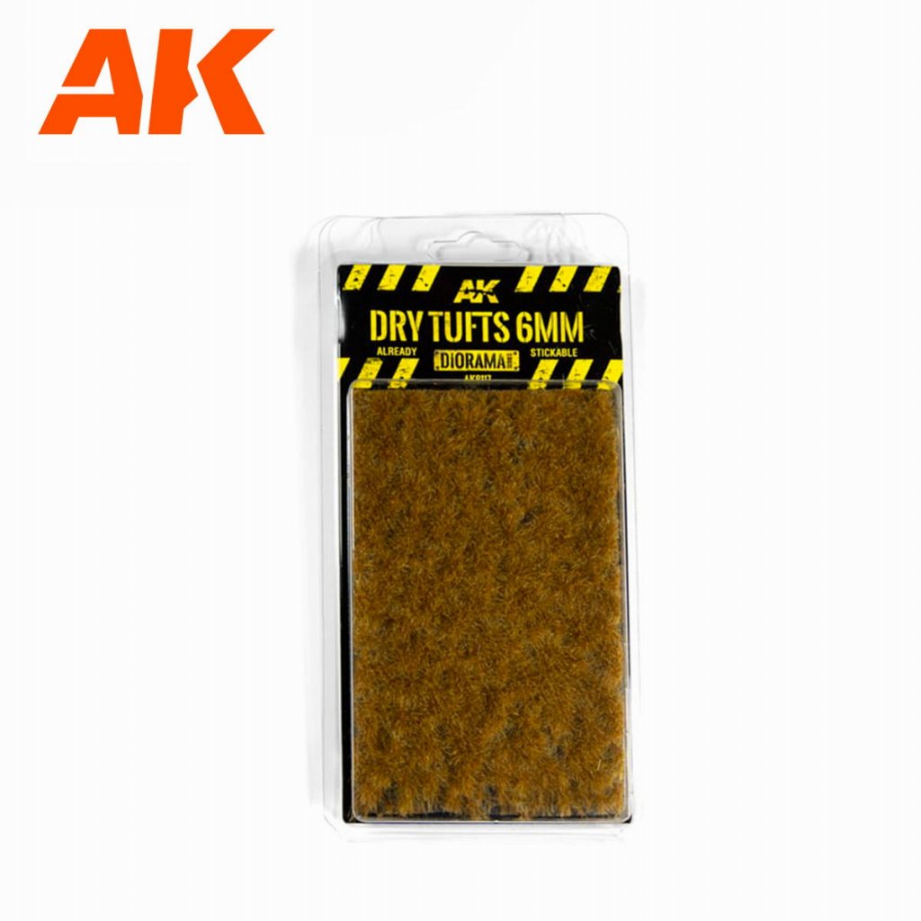 【新製品】AK8117 草むらタフト(シール式パッチ)・枯草6mm