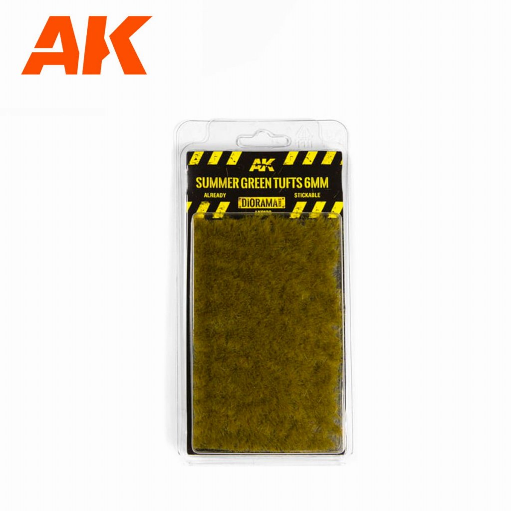 【新製品】AK8120 サマーグリーンタフト(シール式パッチ)6mm
