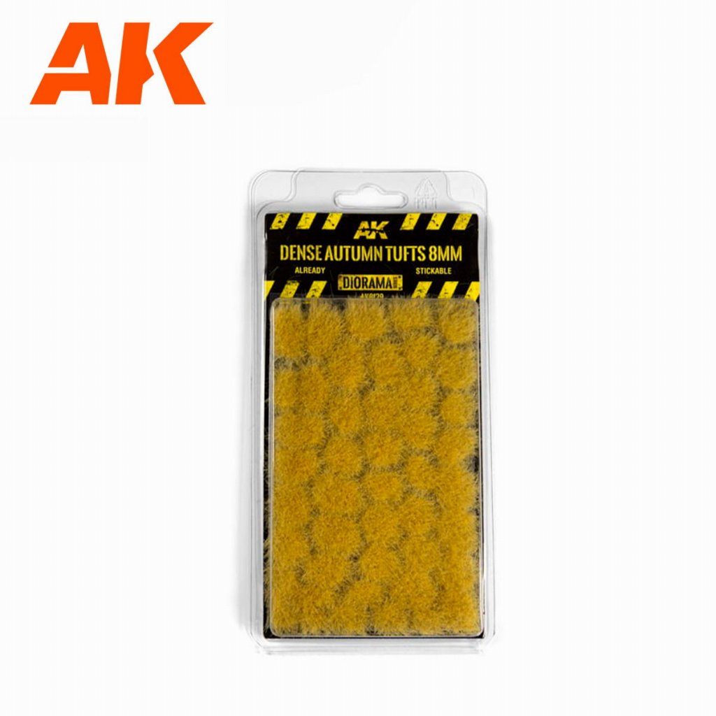 【新製品】AK8129 デンスオータムタフト(濃い秋の芝草シール式パッチ)8mm