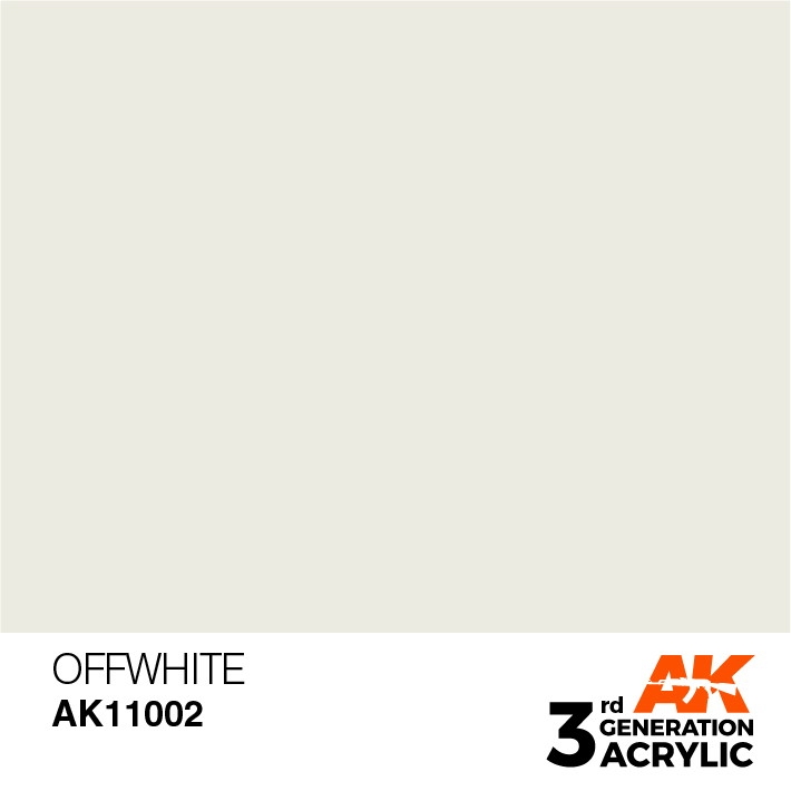 【新製品】AK11002 オフホワイト 【AKアクリル3G (サードジェネレーション)】