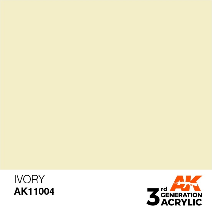 【新製品】AK11004 アイボリー 【AKアクリル3G (サードジェネレーション)】