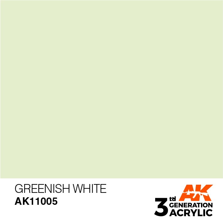 【新製品】AK11005 グリーニッシュホワイト 【AKアクリル3G (サードジェネレーション)】