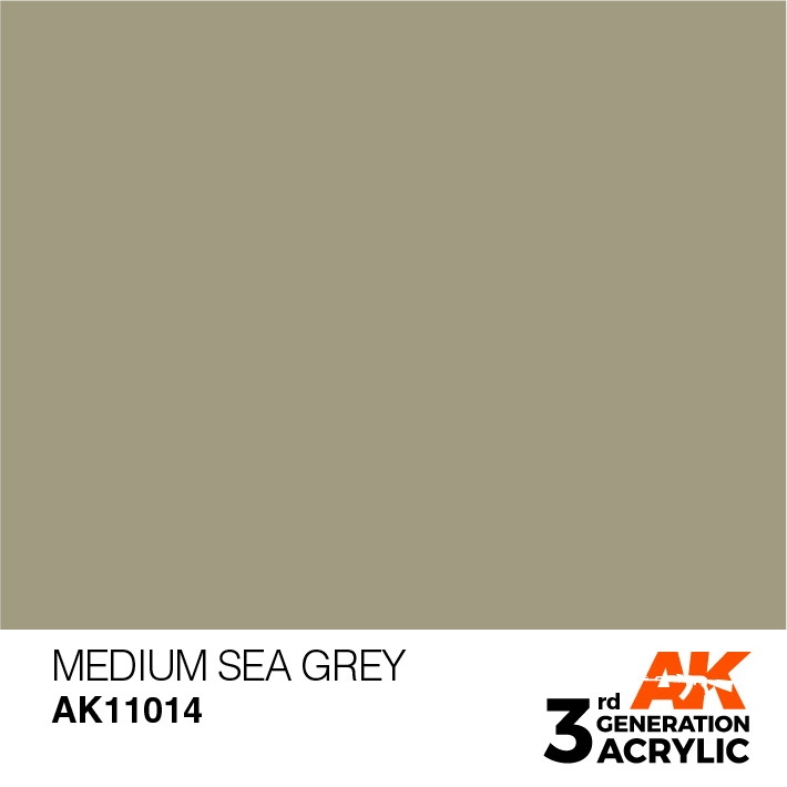 【新製品】AK11014 メディウムシーグレイ 【AKアクリル3G (サードジェネレーション)】