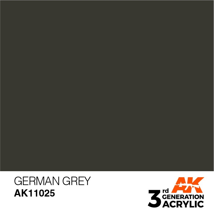 【新製品】AK11025 ジャーマングレイ 【AKアクリル3G (サードジェネレーション)】