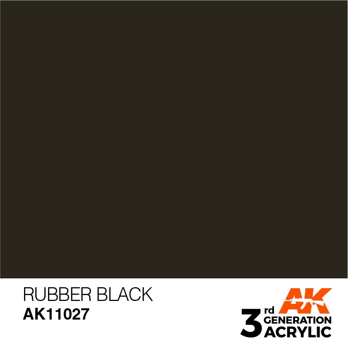 【新製品】AK11027 ラバーブラック 【AKアクリル3G (サードジェネレーション)】