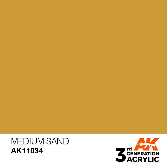 【新製品】AK11034 メディウムサンド 【AKアクリル3G (サードジェネレーション)】