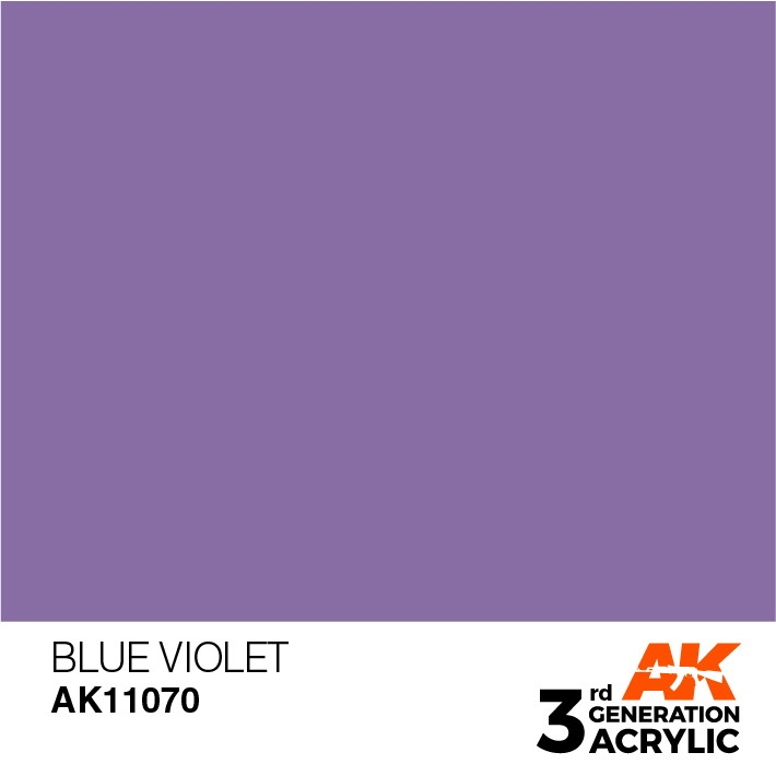 【新製品】AK11070 ブルーバイオレット 【AKアクリル3G (サードジェネレーション)】