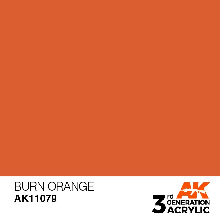 【新製品】AK11079 バーンオレンジ 【AKアクリル3G (サードジェネレーション)】